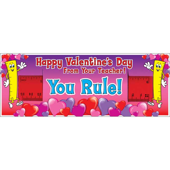 You Rule! Valentine's Day Cards And Rulers