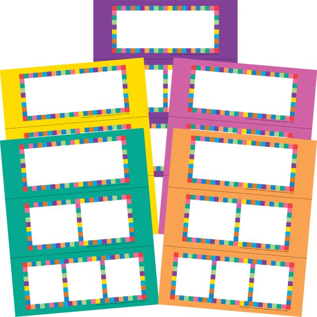 Programmable Clip 'N' Track Pocket Chart™ - 1 pocket chart, cards, pins