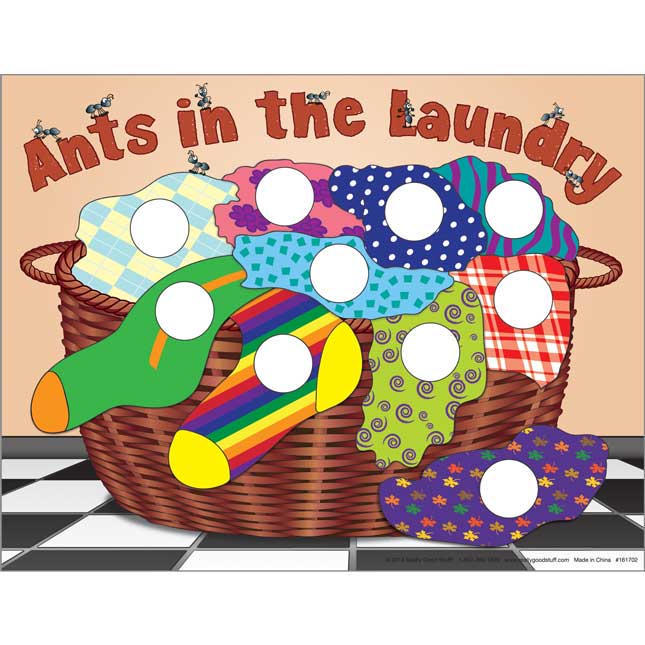 Numeracy Center-In-A-Bag : Matching Ants In The Laundry