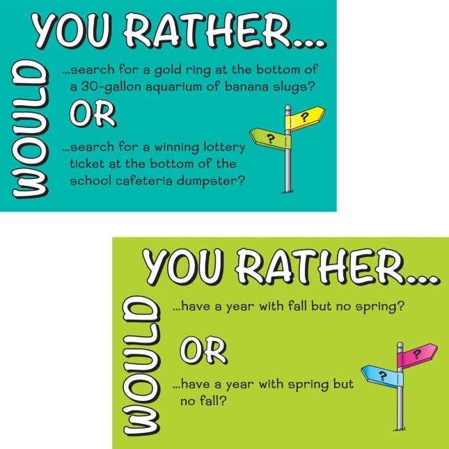 Fall Would You Rather Opinion Writing Prompts 3rd 4th Grade - The