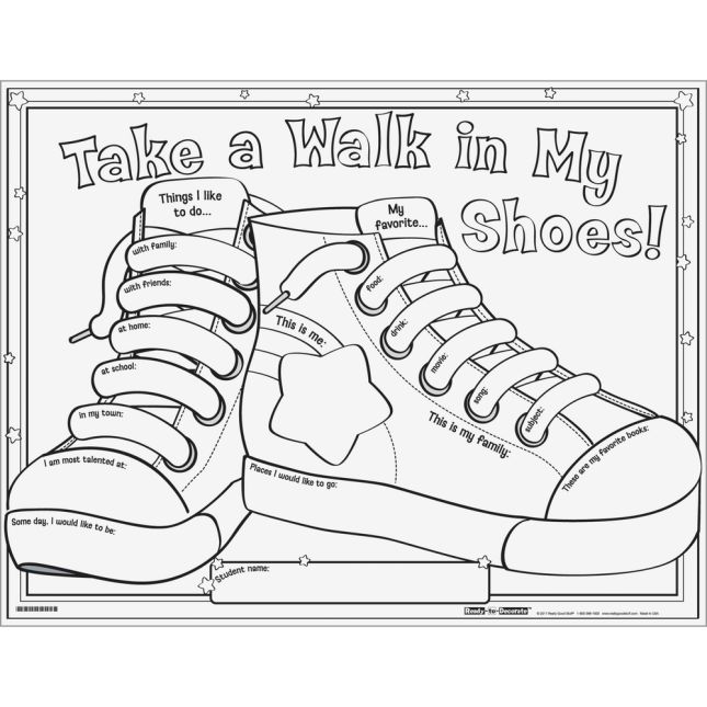 Ready-To-Decorate® Take A Walk In My Shoes! Posters - 24 posters