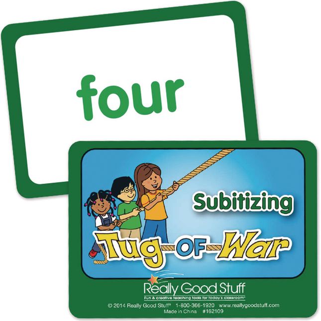 Really Good Stuff® Tug Of War - Subitizing - 1 deck of 56 cards_2