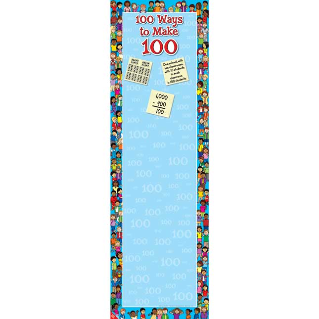 100 Ways To Make 100 Anchor Chart - Bilingual - 1 banner