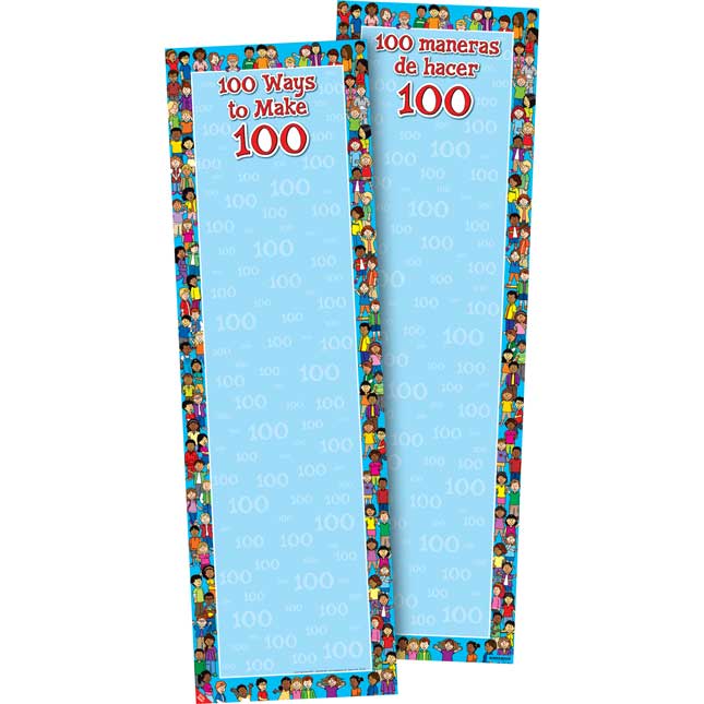 100 Ways To Make 100 Anchor Chart - Bilingual - 1 banner