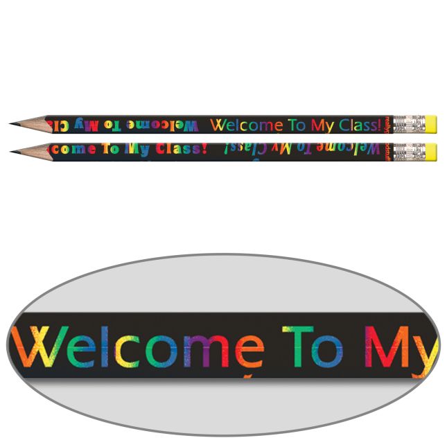 Welcome To My Class Pencils - Sharpened - 12 sharpened pencils_0