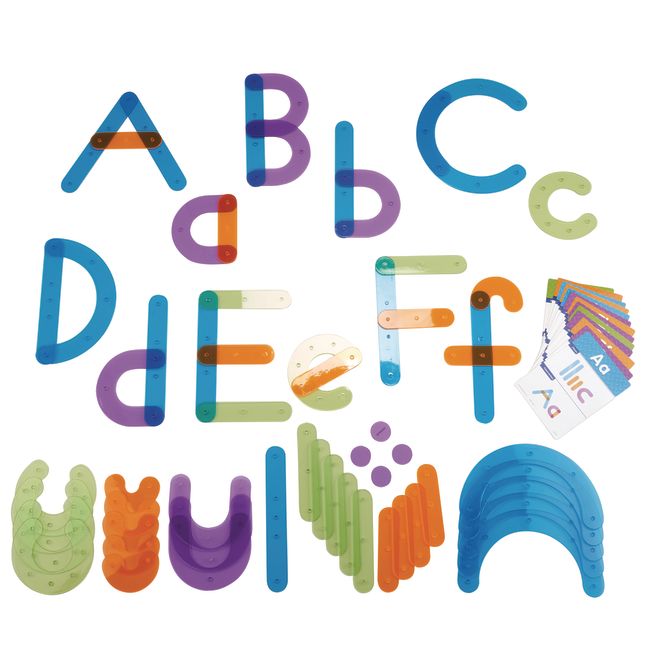 Letter Construction Activity Set – 73 Pieces