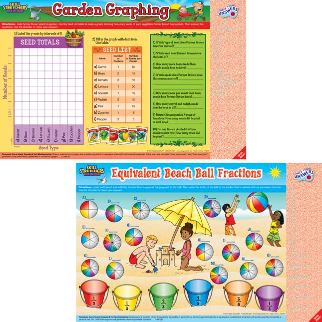 Skill Stretchers With Decoders™ Kit: Grade 3 Math - Set 1