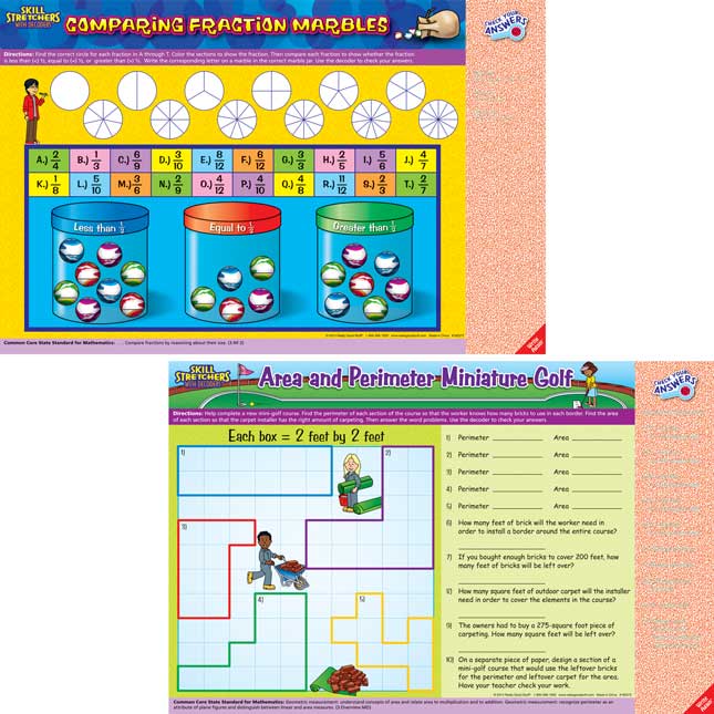 Skill Stretchers With Decoders™ Kit: Grade 3 Math - Set 1