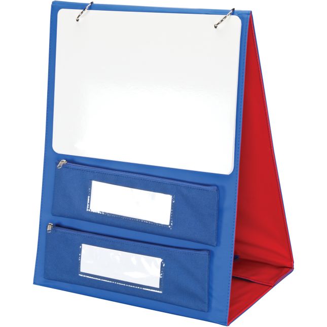 Desktop Stand With Flip Magnetic Boards And Storage