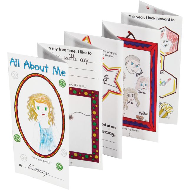 Ready-To-Decorate® All About Me Fold-A-Book Set