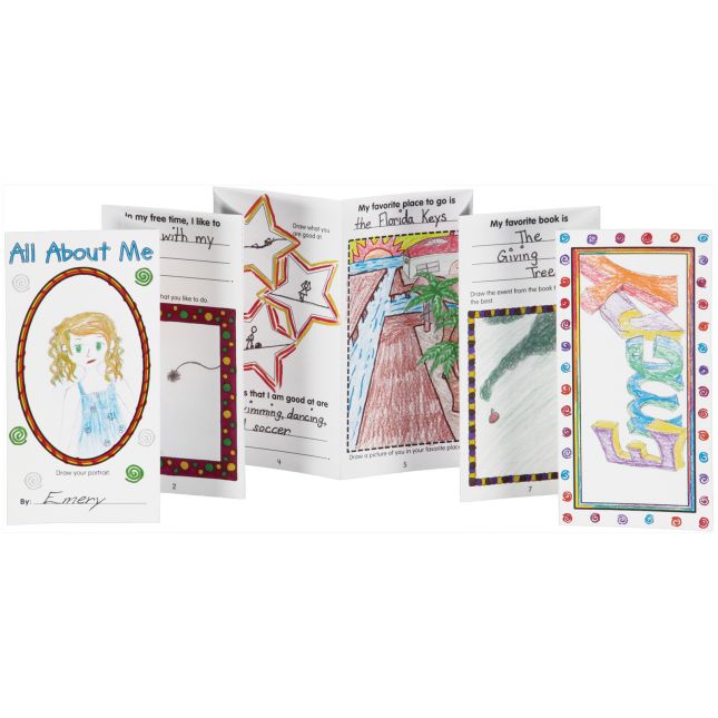 Ready-To-Decorate® All About Me Fold-A-Book Set