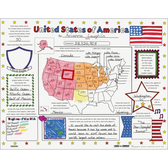 Ready-To-Decorate® United States Of America Posters - 24 posters_0