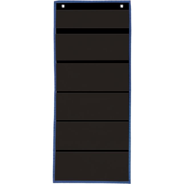 Black Storage Pocket Chart