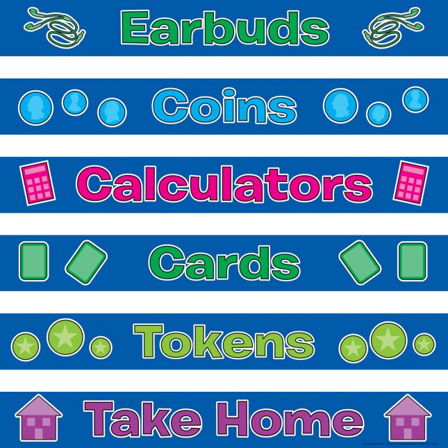 Student Park-And-Store Pocket Chart™ - 1 pocket chart, 46 cards