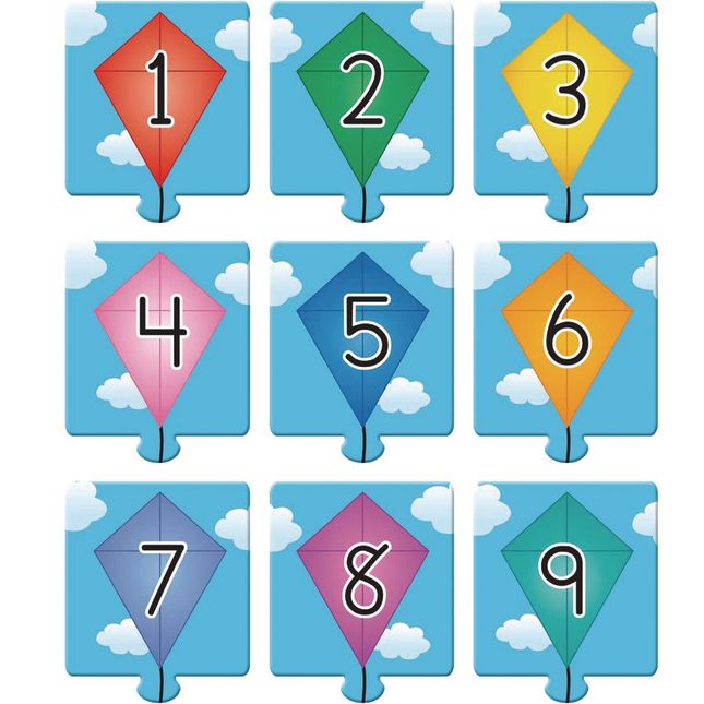 Kites And Tails Puzzles Set - Decomposing Numbers To 10