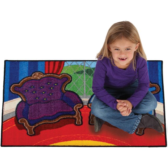 Really Good Stuff® Buddy Rugs™ - Castle - 1 rug