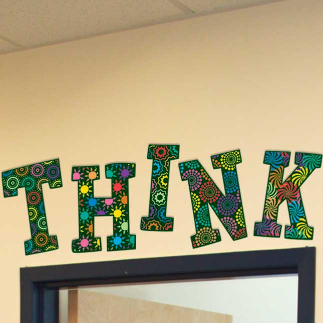 Classroom Display Letters - THINK