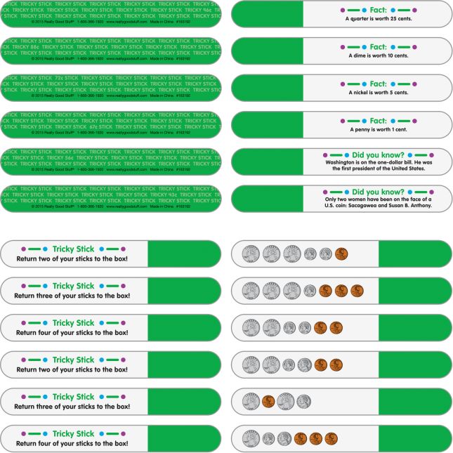 Tricky Sticks™ - Money - 1 game