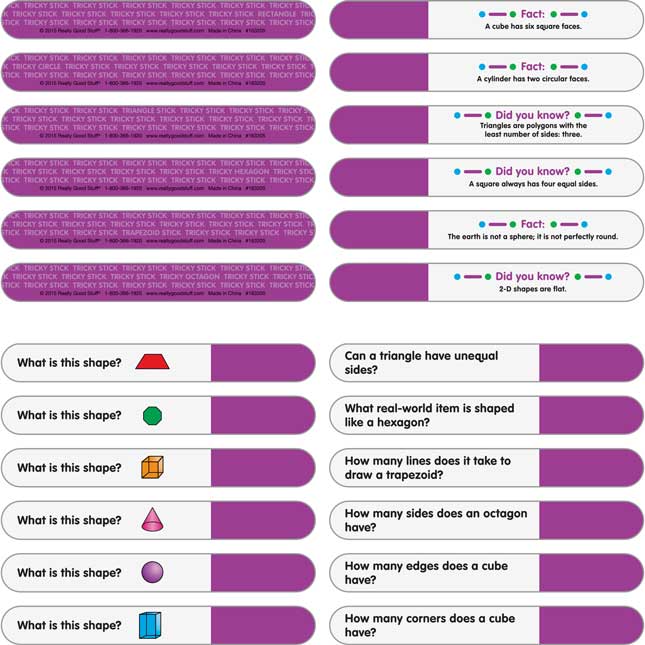 Tricky Sticks™ - Shapes - 1 game