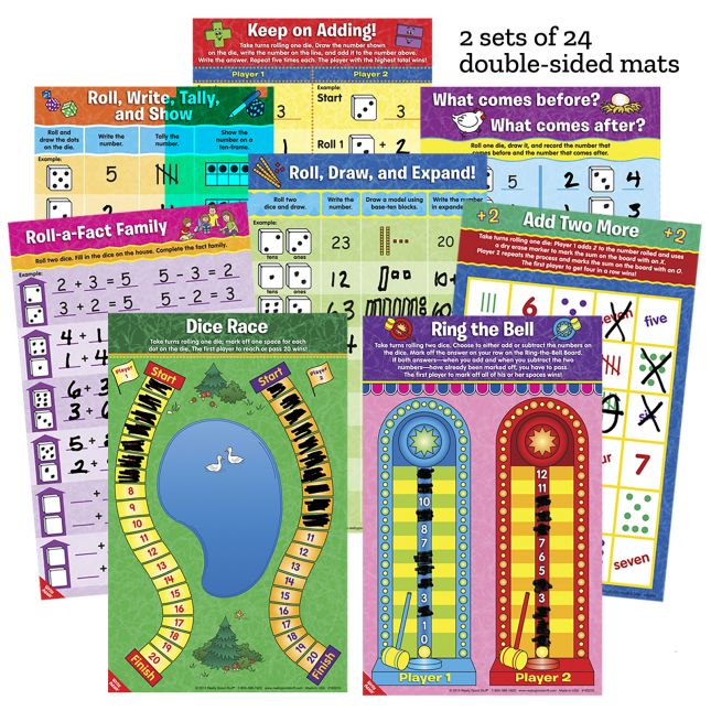 Math Mats Dice Games – 12 Mats_6