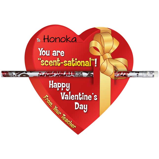 You Are "Scent-sational"! Valentine Cards And Pencils Kit