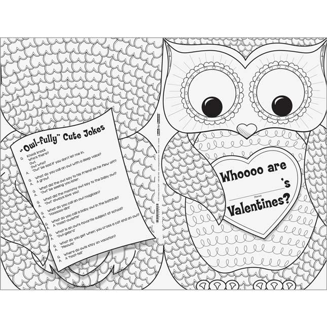 Ready-To-Decorate® Valentine Owl Collection Envelopes