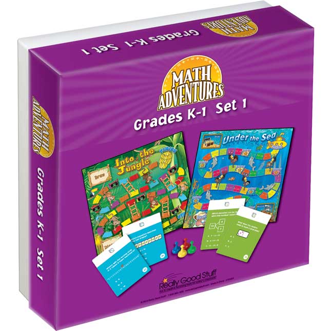 Grades K-1 Math Adventures Games - Set 1