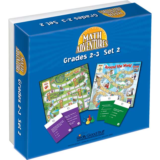 Grades 2-3 Math Adventures Games - Set 2