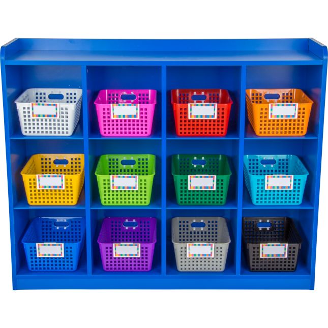 Really Good Classroom Cubby™ With Rainbow Baskets - 1 organizer, 12 baskets