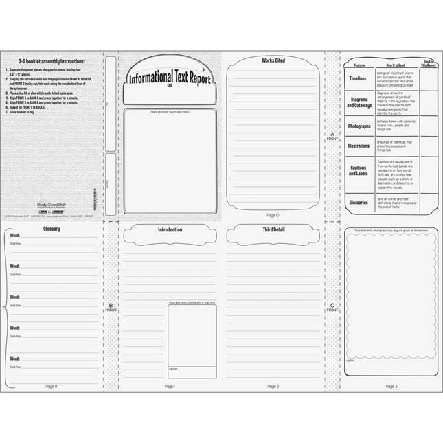 Ready-To-Decorate® 3-D Informational Text Report Bulletin Board Kit