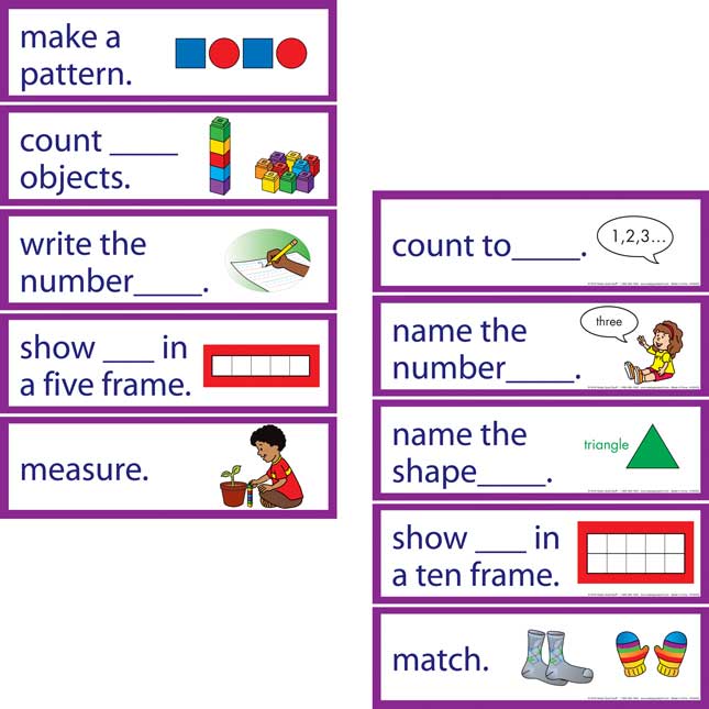 Early Learning Objectives Pocket Chart™