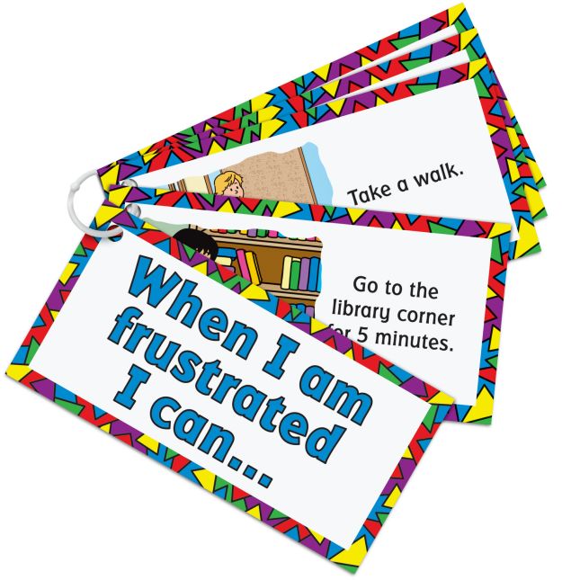 Really Good Stuff® When I Am Frustrated Card Set