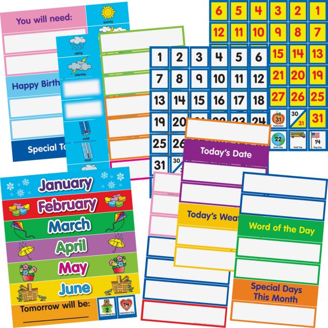 Look What's Happening Today Pocket Chart™ - Refill Kit