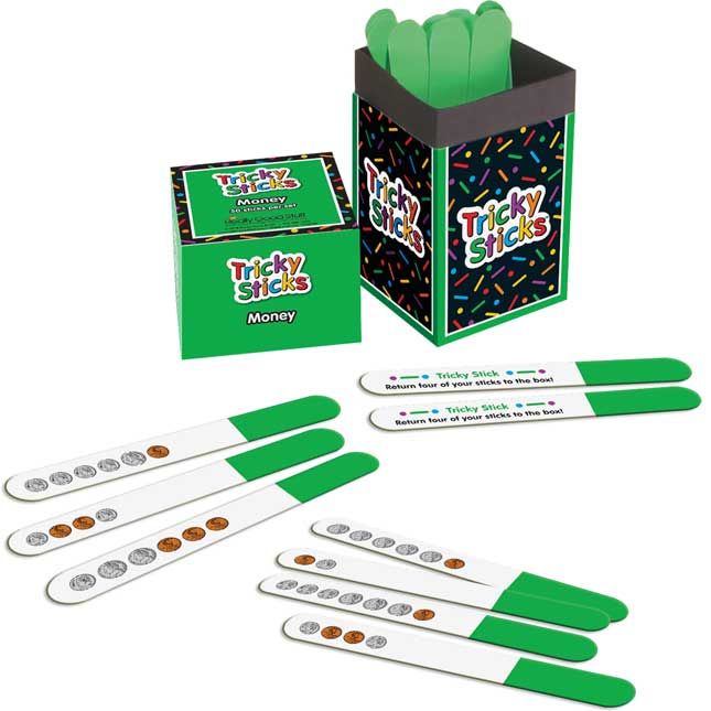 Tricky Sticks™ Math Kit - 3 Games, Grades K-3