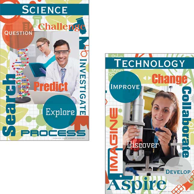 STEM Careers Poster Set