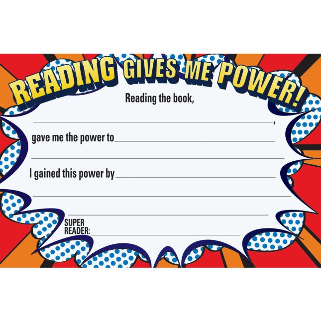 Reading Gives You Powers! Card Refill - 200 cards_1