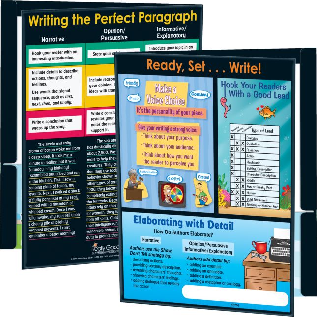 Really Good Stuff® Intermediate Writing Student Resource Folders - Set of 12_0