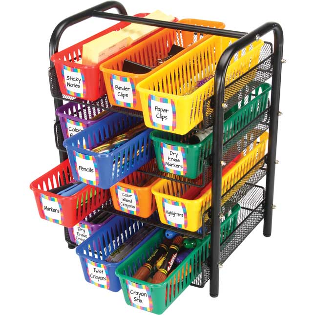 Crayon and Color Pencil Classroom Storage Organization