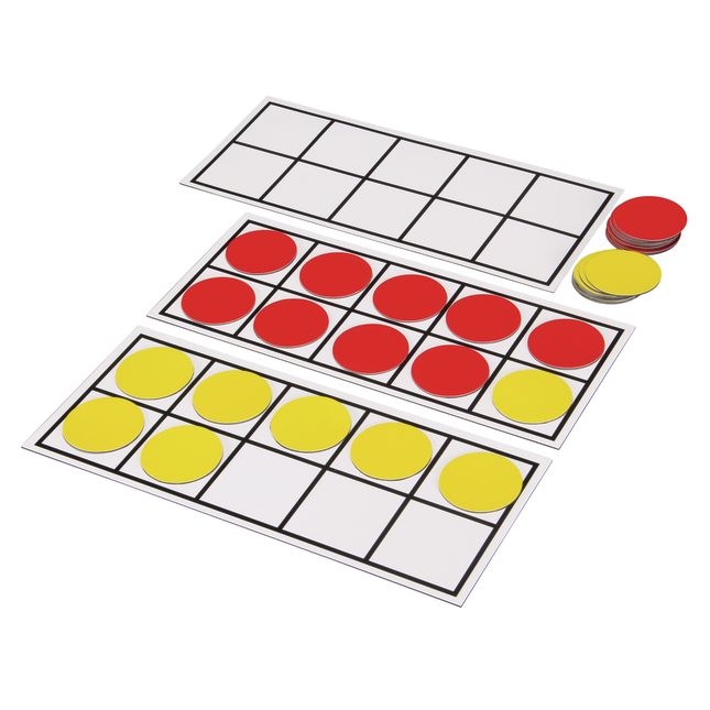 Jumbo Magnetic Ten-Frames - Set of 4 at Lakeshore Learning