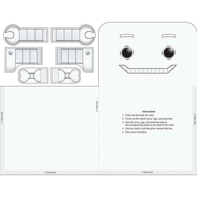 Ready-To-Decorate® Valentine Collection Robots