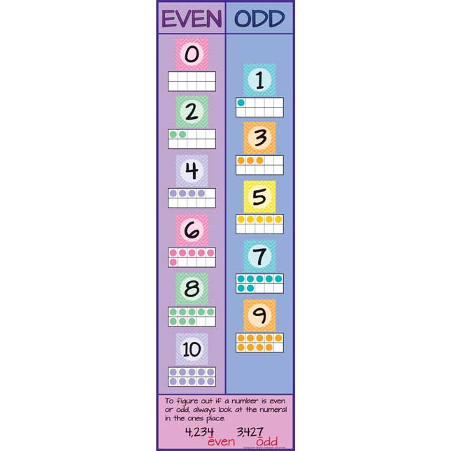 Even And Odd Numbers Banner