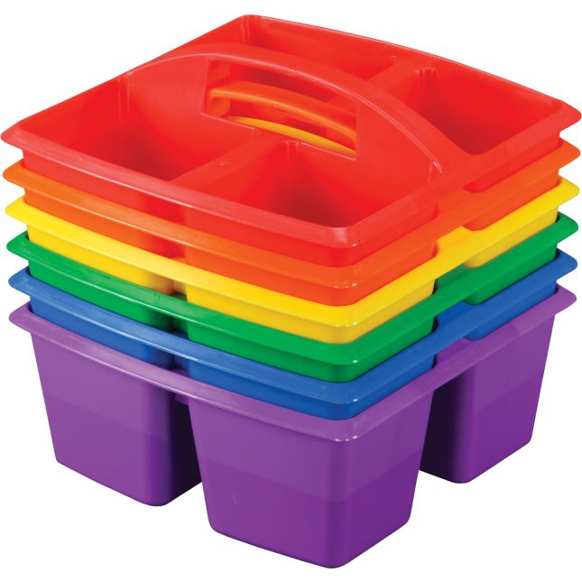 Really Good Stuff® Stackable Storage Tubs With Locking Lids, Med. - 3 tubs