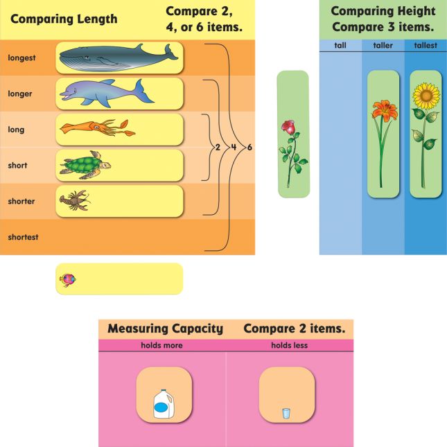 Measurable Attributes Activity - 24 mats, 82 chips