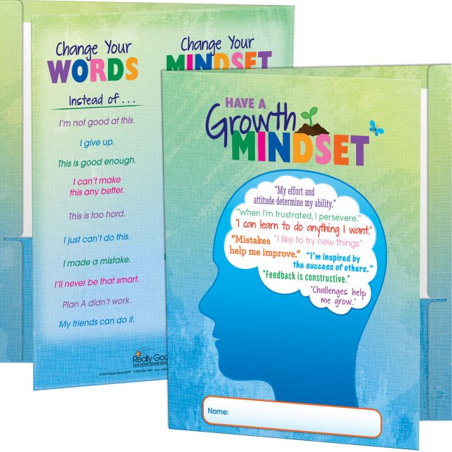 Growth Mindset Folders