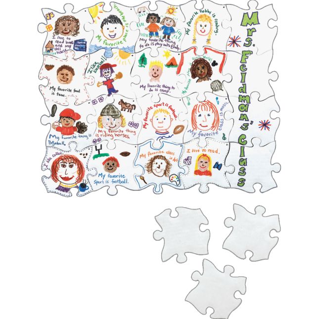 Really Good Stuff® Look How We Fit Together Bulletin Board Display