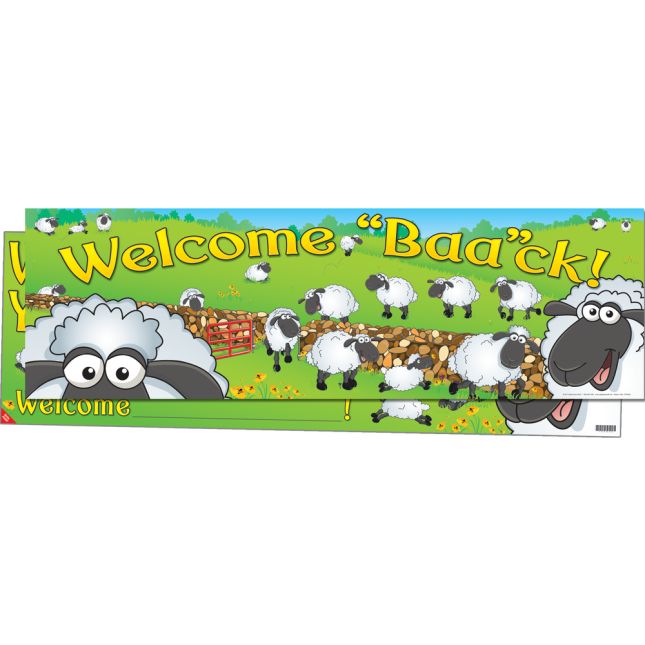 Welcome 'Baa'ck! Banner - 1 banner