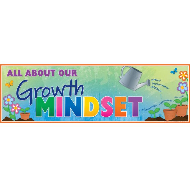 Ready-To-Decorate® 3-D Growth Mindset Bulletin Board Set