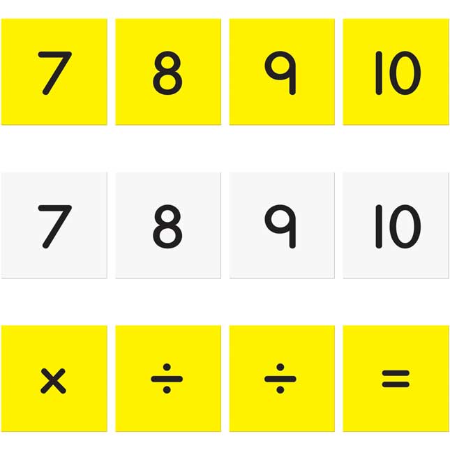 Multiplication And Division Fact Families Pocket Chart™ - English/ Spanish - 1 pocket chart kit