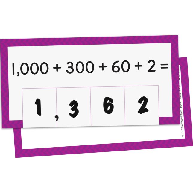 Place Value Activity Cards - 81 cards