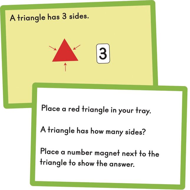 Really Good Stuff® Flat And Solid Shapes Task